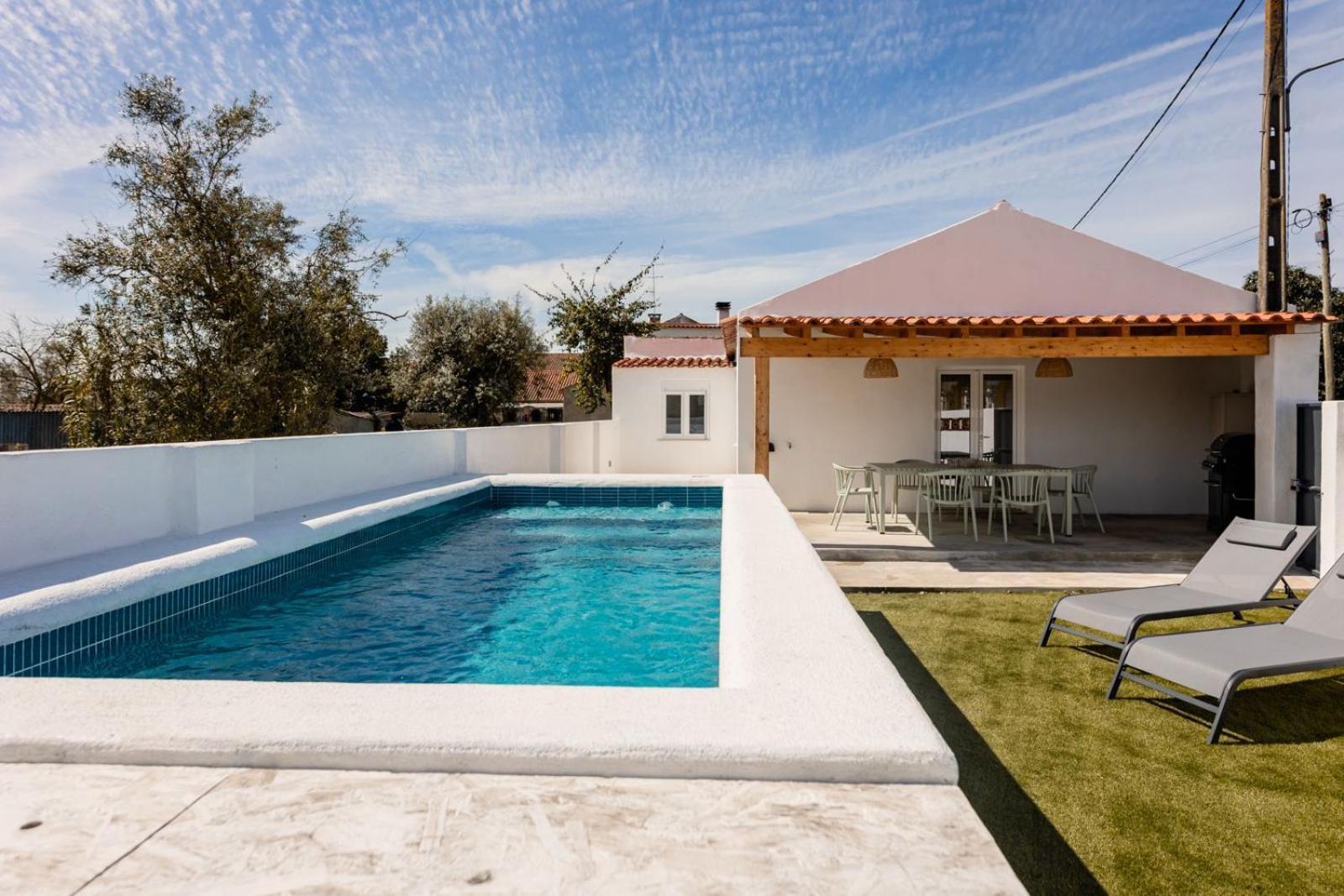 Вилла Country Pool House 27 Абрантиш Экстерьер фото